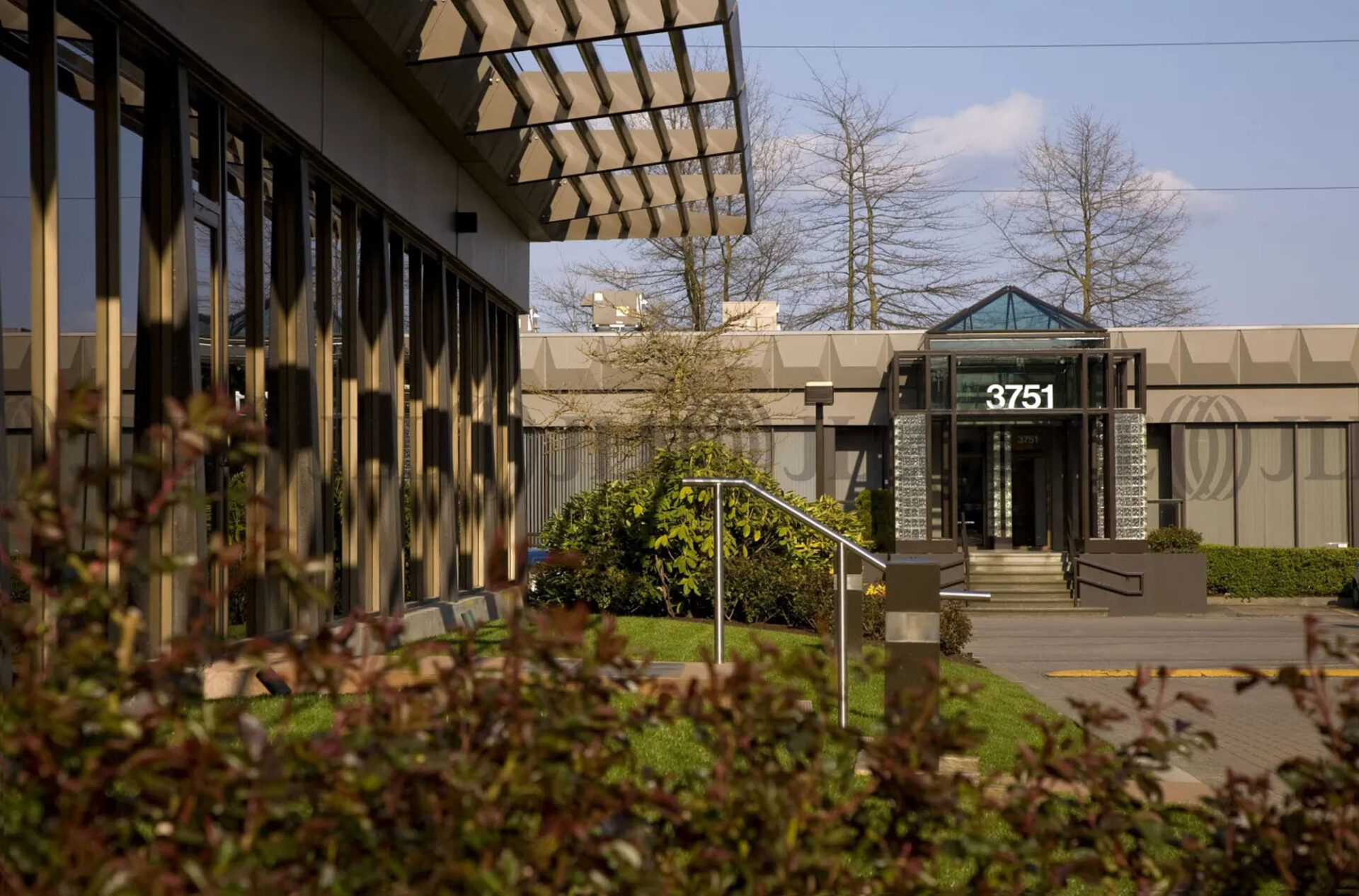 Exterior view of one of the park's buildings